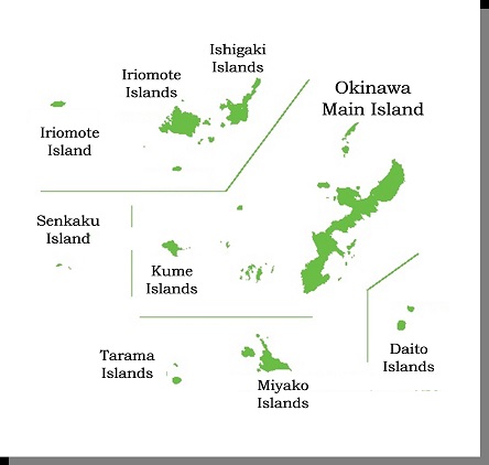 Map of Okinawa